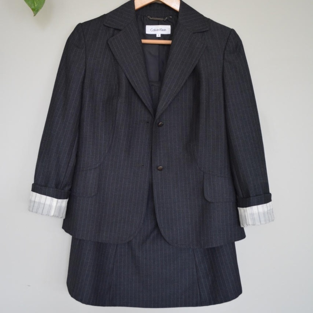 Calvin Klein Skirt Suit